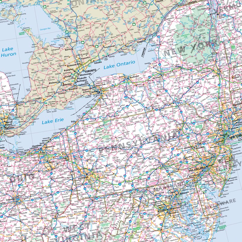 Rand McNally Folded Map: Eastern United States