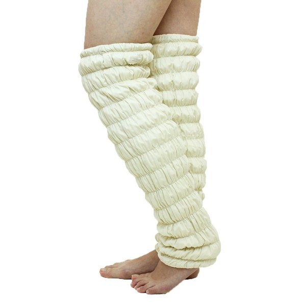Ion Doctor Long Leg Warmers 58, 2 Pack (Cream)