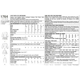 Simplicity SEWING PATTERN Sew Girls Clothes Clothing - Dress Skirt Top Shirt Purse Bag 1764