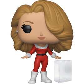 POP Rocks: Mariah Carey - All I Want for Christmas Funko Vinyl Figure (Bundled with Compatible Box Protector Case), Multicolored, 3.75 inches