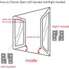 1.5 Inch Lift Off Door Hinges 6 Pack, Heavy Duty