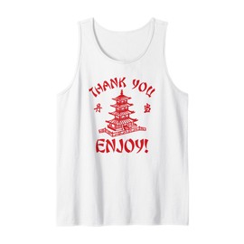 THANK YOU ENJOY CHINESE TAKE OUT BOX Tank Top