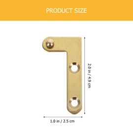 4 Sets Up and Down Pivot Door Hinge 360 Degree Rotatable Door Hinges Secret Door Hinges Pivot Door Hardware Hidden Hinge Up Down Shaft Hinges Window Fittings Pivot Hinge