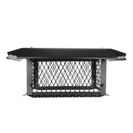 HY-GUARD HGB171710 Multi-Flue Chimney Cap, 17" x 17" x 10" Height, Galvanized Steel