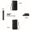 SENDEFN Women's Large Leather Wallet with RFID Protection, Large Capacity