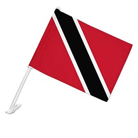 GRAPHICS & MORE Trinidad and Tobago Country Flag Car Truck Flag with Window Clip On Pole Holder