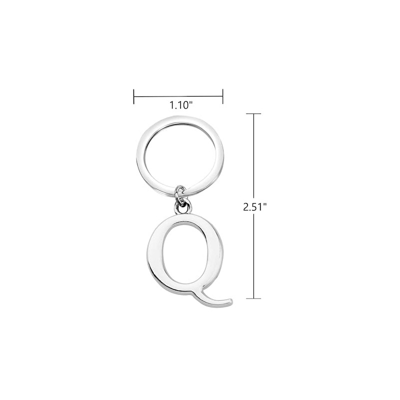 Freedale Keyring Letter - Initial Alphabet Key Ring Charm (Q)