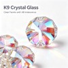 200Pcs 14mm K9 Crystal Octagon Beads AB Finish for DIY