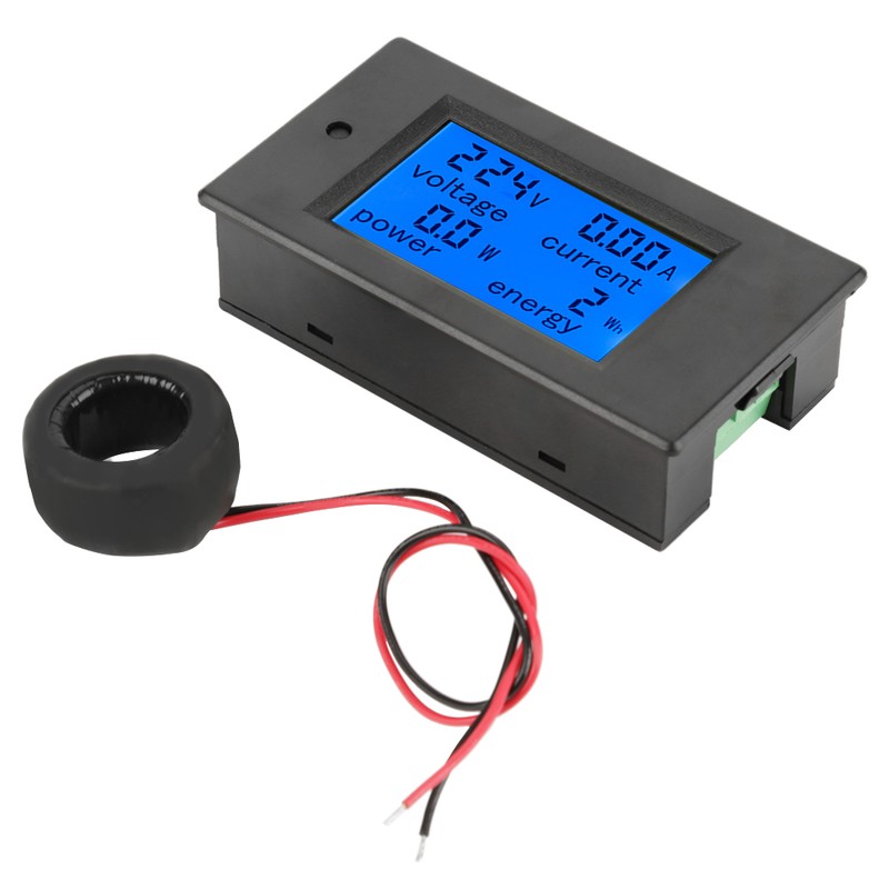 PEACEFAIR PZEM-061 LCD Voltage Current Power Energy Meter Voltmeter Ammeter