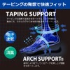 Gunze Socks, Active Style, Taping, Arch Support, 5-Toe, Short Length,