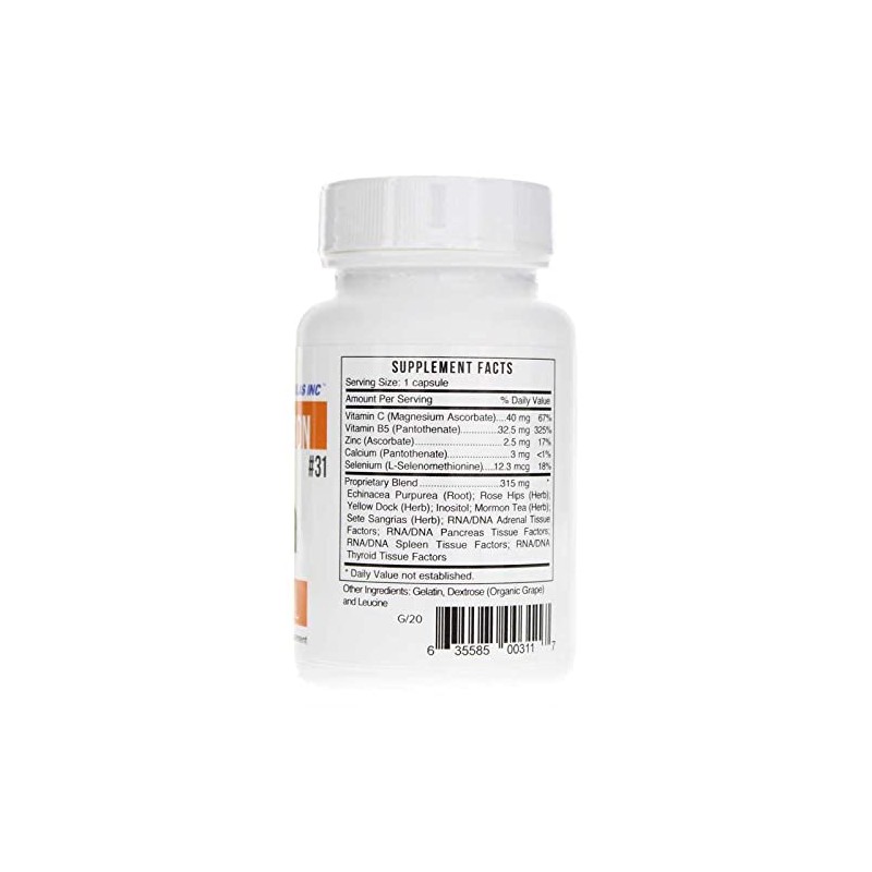 Systemic Formulas: #31 - Ga - Adrenal