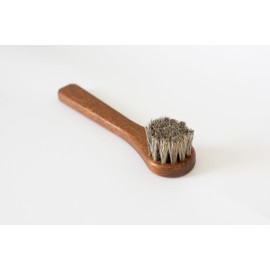 Meltonian Dauber Brush | Premium Horse Hair Applicator Brush for Leather Care | Ideal Horsehair Shoe Brush for Applying Cream | Use with Meltonian Cream Polish | Grey Color Horsehair Bristles