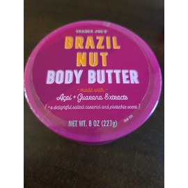Trader Joe’s Brazil Nut Body Butter 8oz Moisturizing Cream - New, Fresh & Sealed