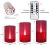 LANKER Flameless Candles with Remote Control and Timer, Battery Operated