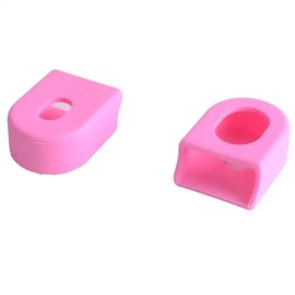 Ztto Bicycle Crank Arm Rubber Guard Silicon Protector Sleeve Road Bike Mountain Mtb - Pink