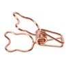 100Pcs Bear Binder Clamps Cute Shape Strong Clamping Sturdy Metal