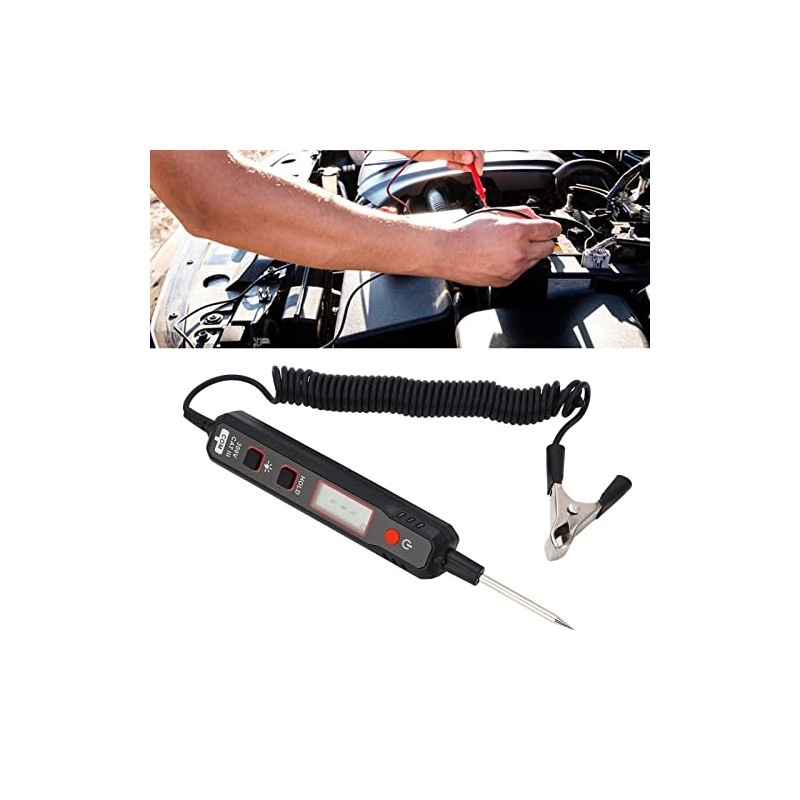 Luz de Prueba Automotriz, Probador de Circuito Led Digital de