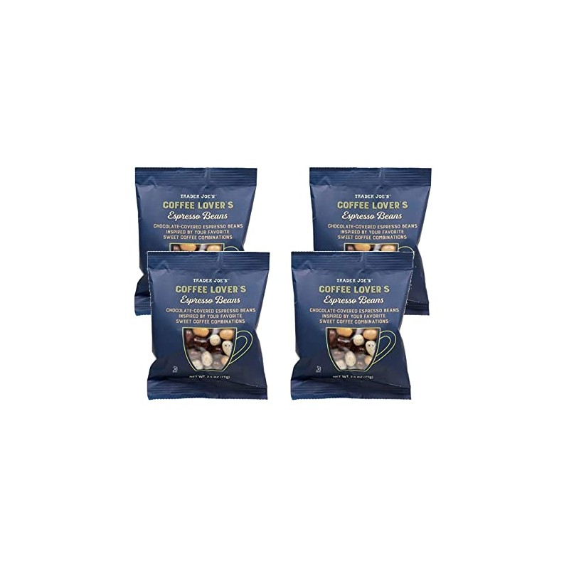 Trader Joe's Coffee Lover's Chocolate-Covered Assorted Espresso Beans - 4
