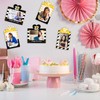 MEFENG 15pcs 12th Birthday Party Centerpiece Sticks - Black &