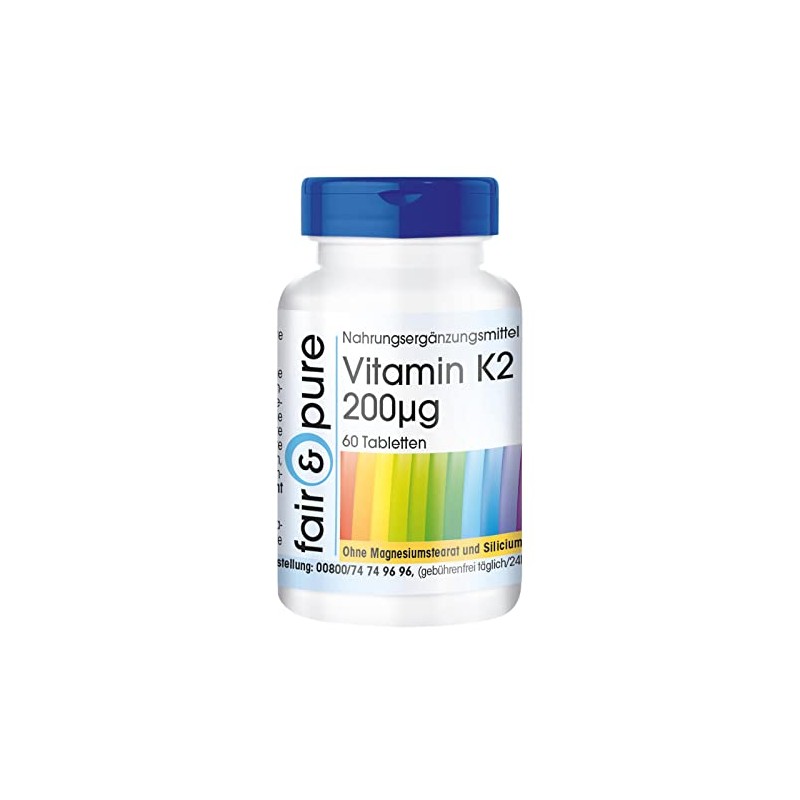Fair & Pure® - Vitamin K2 Tablets 200 mcg -