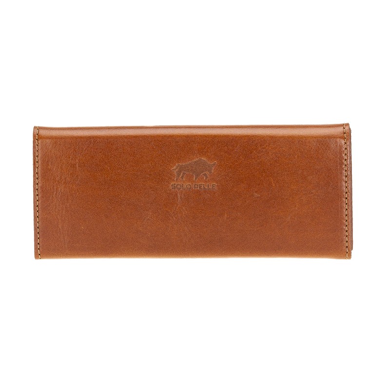 Solo Pelle Foldable Glasses Case Genuine Leather Portable Glasses Box