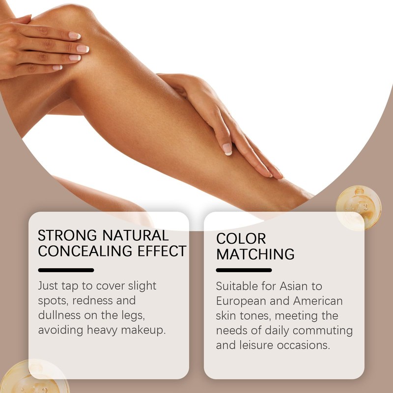 Leg Make up Cream Full Coverage Waterproof No Transfer,Full Coverage