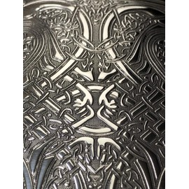 English Pewter Company 8oz Celtic Design Pewter Hip Flask [CEL153]