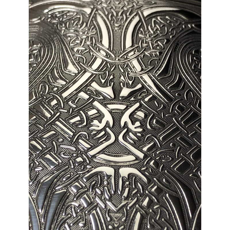 English Pewter Company 8oz Celtic Design Pewter Hip Flask [CEL153]