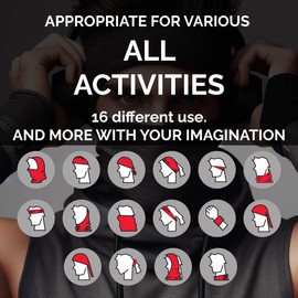 Unisex Neck Warmer, Tube Seamless Multifunctional Balaclavas, Face Cover, Face mask, Cycling mask, Ski Mask, Face Snoods Headwear, Cycling Daily Wear Sports Motorcycle Skiing Running Cycling