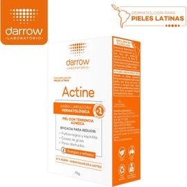 DARROW, Actine Barra Limpiadora Dermatológica, Para Piel Grasa o con Tendencia Acnéica, 70 g