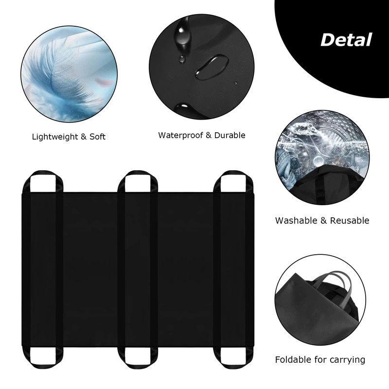 [LOSCHEN] Positioning Bed Pad with Handles,Patient Transfer Board with Handles,Suitable