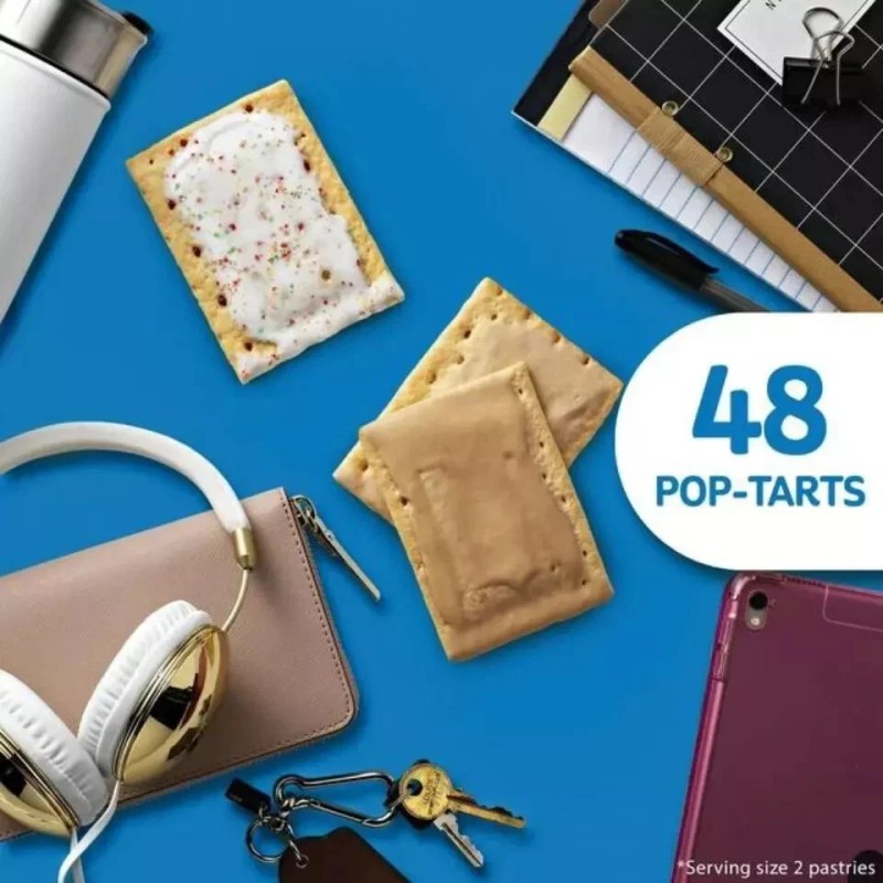 Pop-Tarts Variety Pack Instant Breakfast Toaster Pastries, 81.2 oz, 48