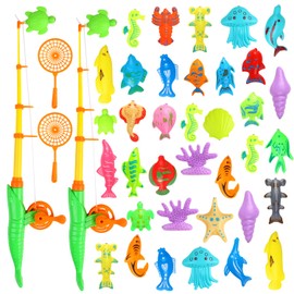 SULOLI 40PCS Fishing Toys