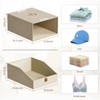 4-Pack Storage Bins with Drawers Large Closet Organizers and Storage