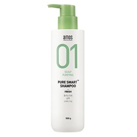 Amos Pure Smart Shampoo Fresh 500g / 아모스 퓨어스마트 샴푸 프레시 500g
