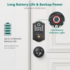 Keyless Entry Door Lock with Handle, AkaGear Fingerprint Door Lock,