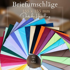 Paper24 Paper24 Square Envelopes 155 x 155 mm 120 g/m² Bordeaux Pack of 25