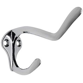 Designers Impressions 57582 Polished Chrome Light Duty Coat & Hat Hook