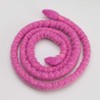 DreadLab Bendable Spiral Dreads (50cm, Pink with Pink Thread)