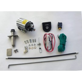 ORINCO New 50lbs Chrome Trunk Solenoid Shaved Door Handle Popper Kit with Door Popper