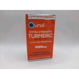 Qunol Extra Strength Turmeric Curcumin 1000mg   30ct  Exp 09/2025 & Up