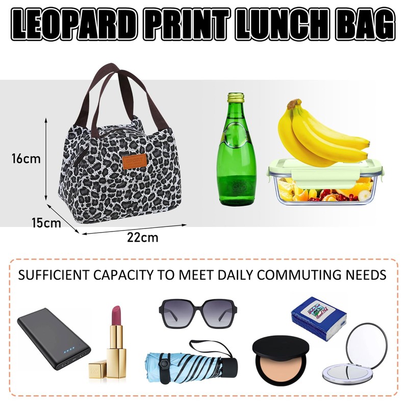 JSTHHTT Lunch Bag for Women Men Work, Foldable Lunch Bag,