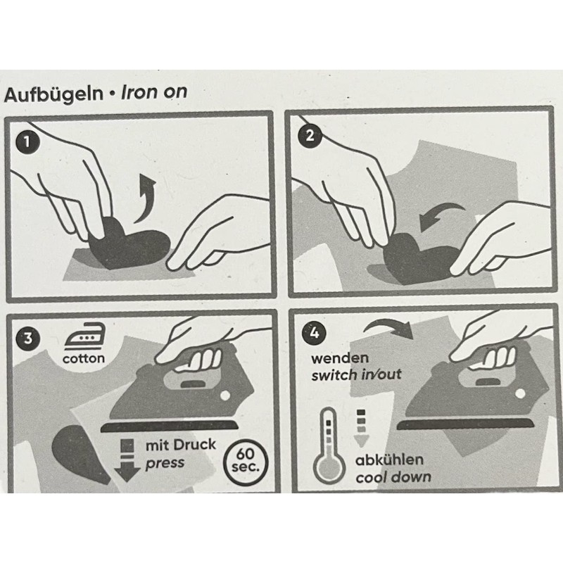 Mono Quick 121xx Bright Colourful Jungle Animal Applique, Iron-On Patch,