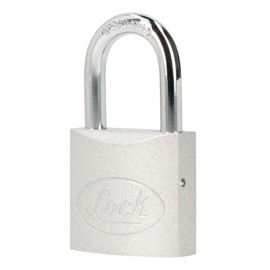 Lock L22L38A Candado de acero largo 38 mm, llave estándar, en caja