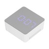 LED Mirror Clock Square Automatic Battery Powered Temperature Smart Clock