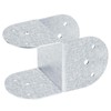 GBGS 4 Pcs 4x4 Post Caps Tie Bracket,14 Gauge Post
