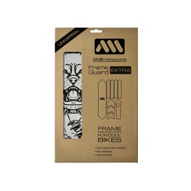 All Mountain Style Unisex's AMS High Impact Frame Guard Extra – Protects Your Bike from Scratches and dings. Black/Pitbull