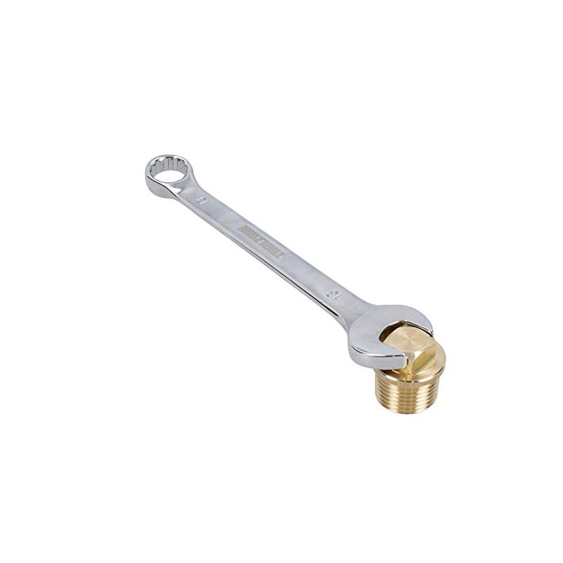 AB Tools Brass Boat Drain Plug & Spanner Speedboat Rib