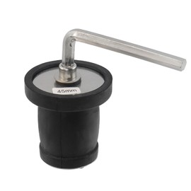 Antrader Expandable Sealing Plug,1.77" to 2.36" Leakproof Rubber Plug with Detachable Stainless Steel Allen Wrench Handle for Kitchen Pool Boat Plumbing Maintenance
