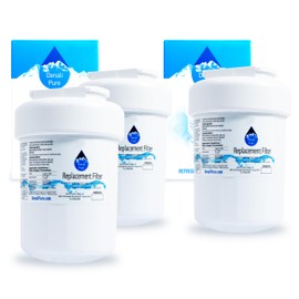 3-Pack Replacement for General Electric ZISS480DRESS Refrigerator Water Filter - Compatible with General Electric MWF, MWFP Fridge Water Filter Cartridge